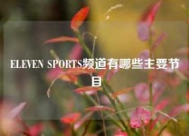 ELEVEN SPORTS频道有哪些主要节目