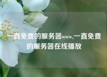 一直免费的服务器www,一直免费的服务器在线播放