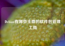 Debian有哪些主要的软件包管理工具