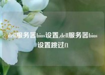 dell服务器bios设置,dell服务器bios设置跳过f1