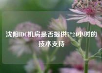 沈阳IDC机房是否提供7*24小时的技术支持