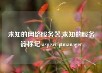未知的网络服务器,未知的服务器标记 asp:scriptmanager