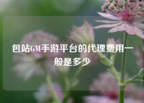 包站GM手游平台的代理费用一般是多少
