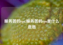 服务器的cpu,服务器的cpu是什么意思