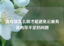 我应该怎么做才能避免云服务器内存不足的问题