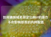 如何确保域名绑定公网IP的操作不会影响原有的内网配置