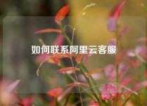 如何联系阿里云客服