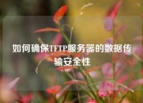如何确保TFTP服务器的数据传输安全性