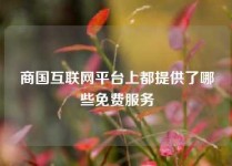 商国互联网平台上都提供了哪些免费服务
