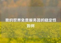 我的世界免费服务器的稳定性如何