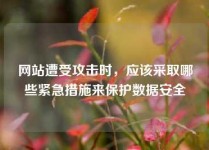 网站遭受攻击时，应该采取哪些紧急措施来保护数据安全