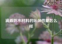 滴盾防水材料的环保性能怎么样