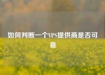 如何判断一个VPS提供商是否可靠