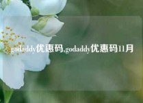 godaddy优惠码,godaddy优惠码11月
