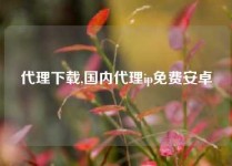 代理下载,国内代理ip免费安卓