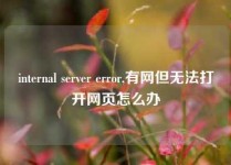 internal server error,有网但无法打开网页怎么办
