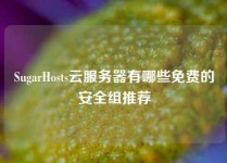 SugarHosts云服务器有哪些免费的安全组推荐