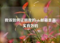 我该如何证明我的edu邮箱是真实有效的