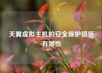 天翼虚拟主机的安全保护措施有哪些