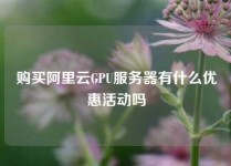 购买阿里云GPU服务器有什么优惠活动吗