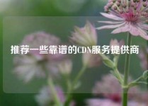 推荐一些靠谱的CDN服务提供商