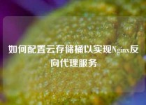 如何配置云存储桶以实现Nginx反向代理服务