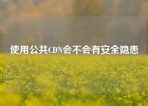 使用公共CDN会不会有安全隐患