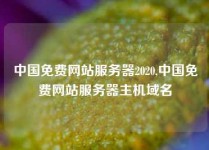 中国免费网站服务器2020,中国免费网站服务器主机域名
