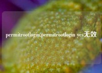 permitrootlogin,permitrootlogin yes无效