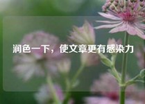 润色一下，使文章更有感染力