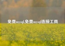 免费mysql,免费mysql连接工具