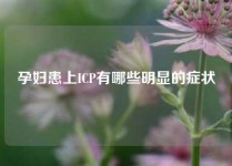 孕妇患上ICP有哪些明显的症状