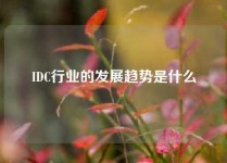 IDC行业的发展趋势是什么