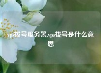 vps拨号服务器,vps拨号是什么意思