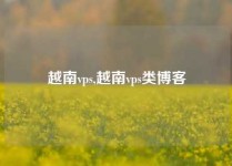 越南vps,越南vps类博客