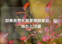 如果我想长期使用阿里云，应该怎么过渡
