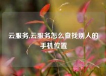 云服务,云服务怎么查找别人的手机位置