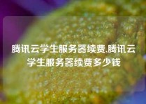 腾讯云学生服务器续费,腾讯云学生服务器续费多少钱