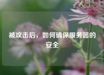 被攻击后，如何确保服务器的安全