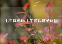 七牛优惠码,七牛游戏盒子官网