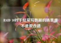 RAID 10对于经常写数据的场景是不是很合适
