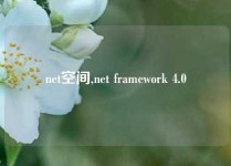 net空间,net framework 4.0