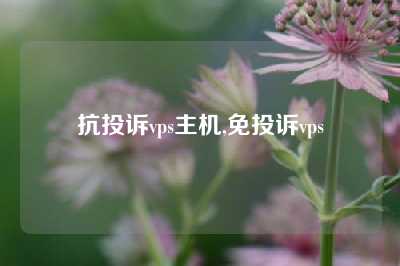 抗投诉vps主机,免投诉vps