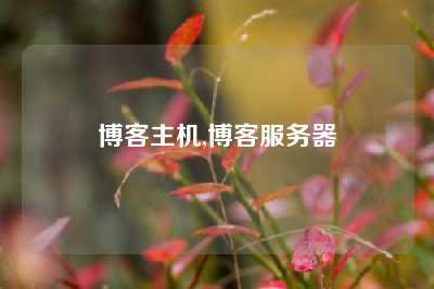 博客主机,博客服务器