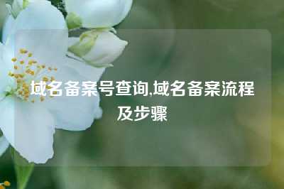 域名备案号查询,域名备案流程及步骤