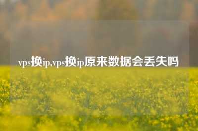 vps换ip,vps换ip原来数据会丢失吗