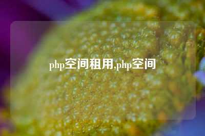 php空间租用,php空间