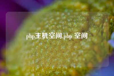 php主机空间,php 空间