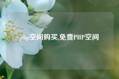 php空间购买,免费PHP空间