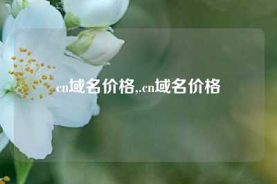 cn域名价格,.cn域名价格